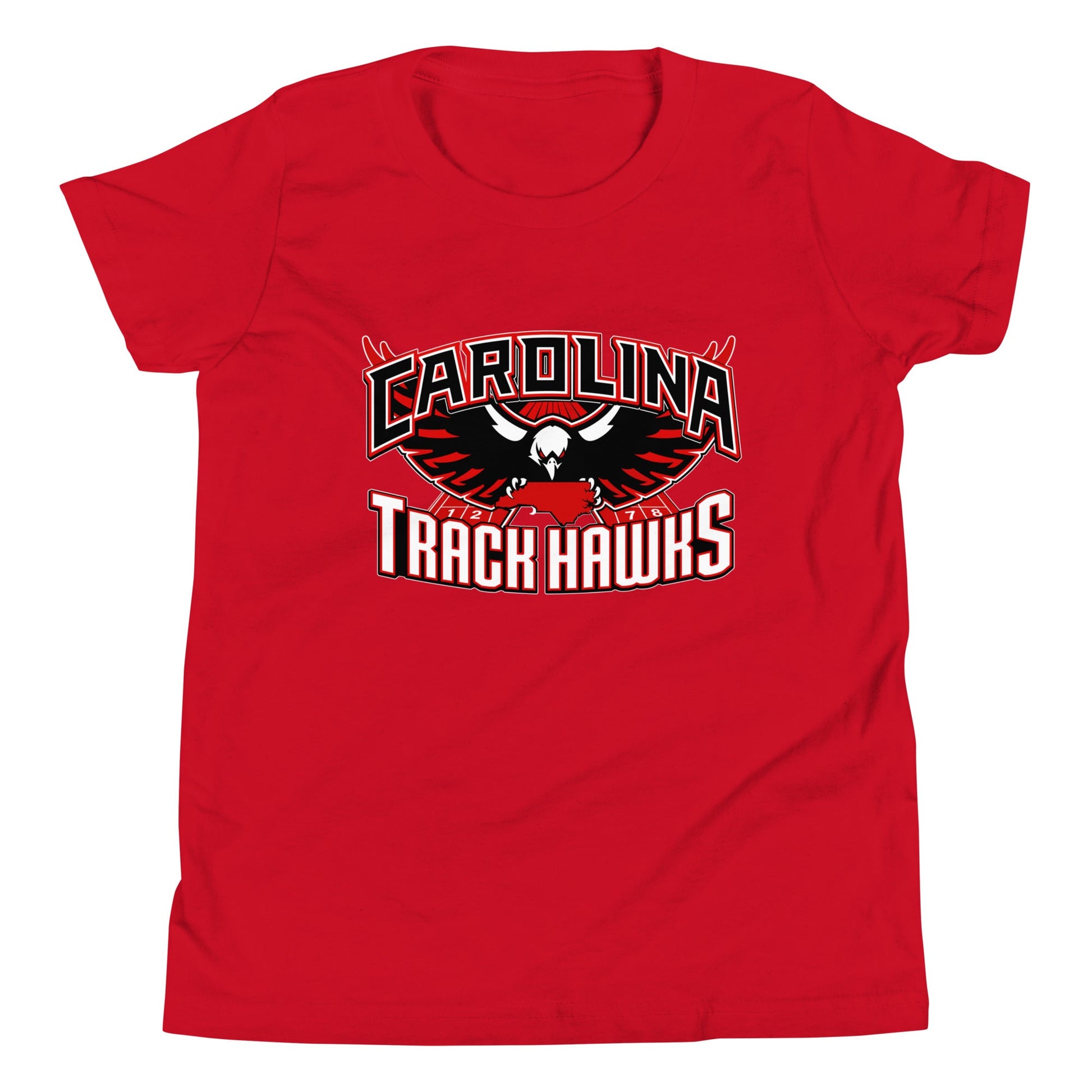 Performance | Youth T-Shirt | Carolina track Hawks | Emblem Logo