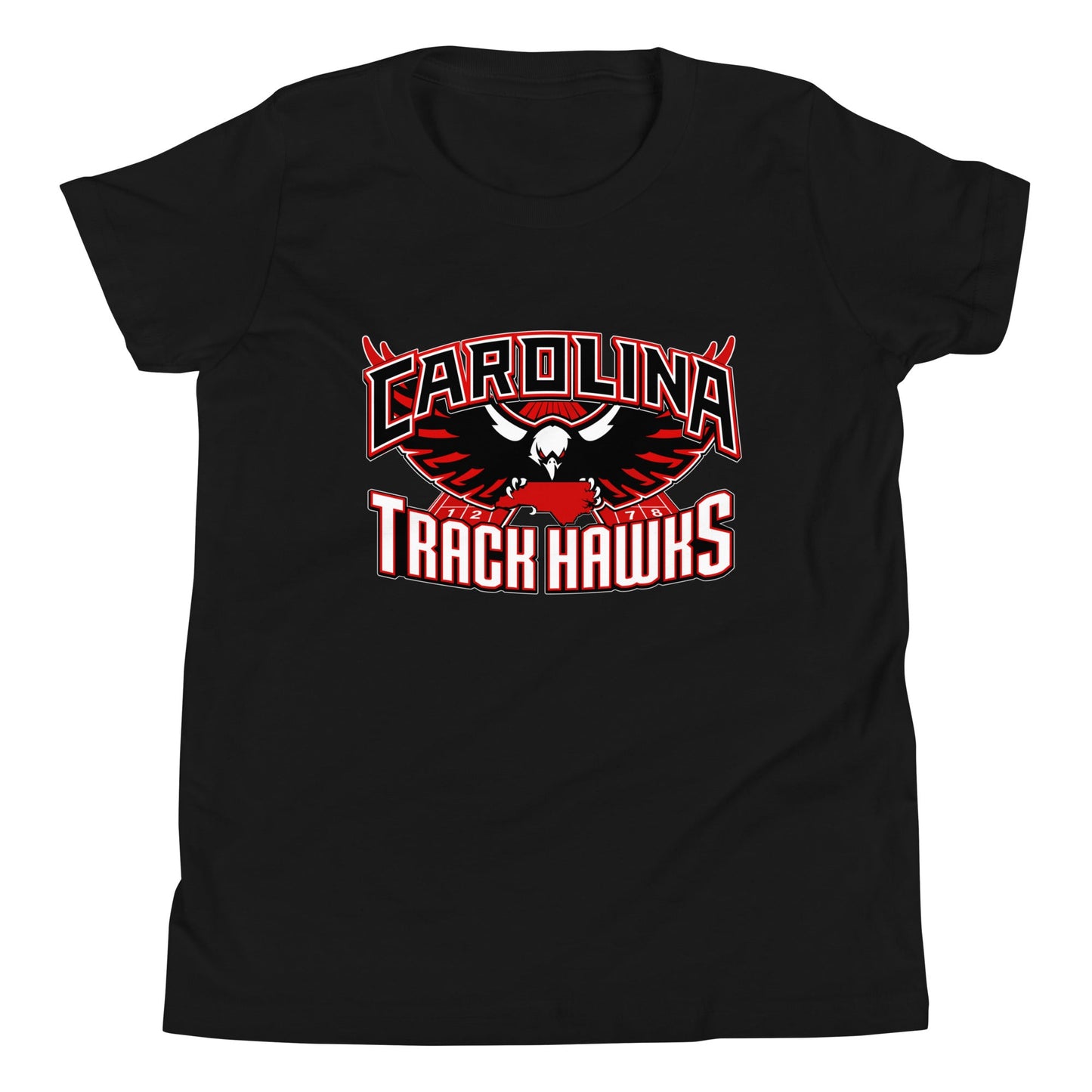 Performance | Youth T-Shirt | Carolina track Hawks | Emblem Logo