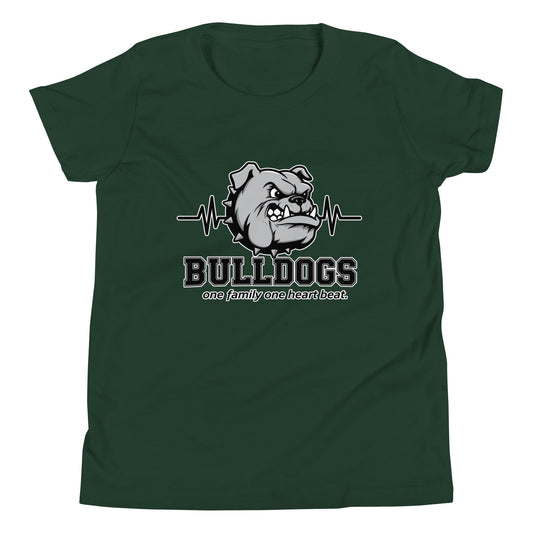 Performance | Youth T-Shirt | Celina Recreational Football Black | Bulldogs Crest Logo