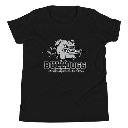 Performance | Youth T-Shirt | Celina Recreational Football Black | Bulldogs Crest Logo