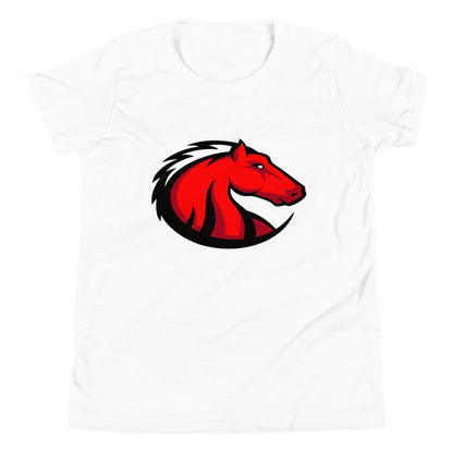 Performance | Youth T-Shirt | Central Maine Community College Woman’s Soccer | Crest Logo