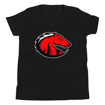 Performance | Youth T-Shirt | Central Maine Community College Woman’s Soccer | Crest Logo