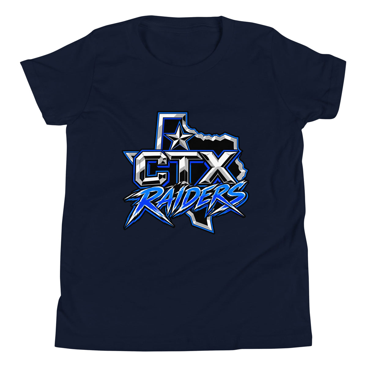 Performance | Youth T-Shirt | Central Texas Raiders | Crest Logo