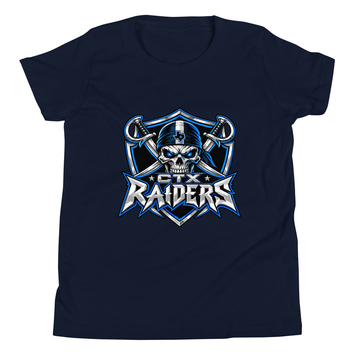 Performance | Youth T-Shirt | Central Texas Raiders | Shield Logo