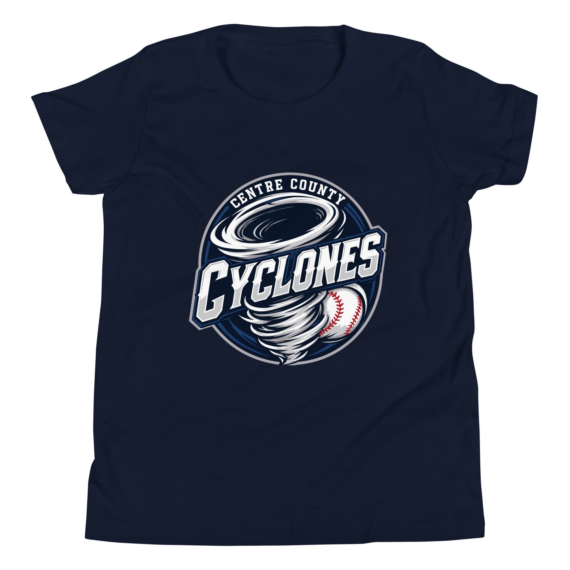 Performance | Youth T-Shirt | Centre County Cyclones | Badge Logo