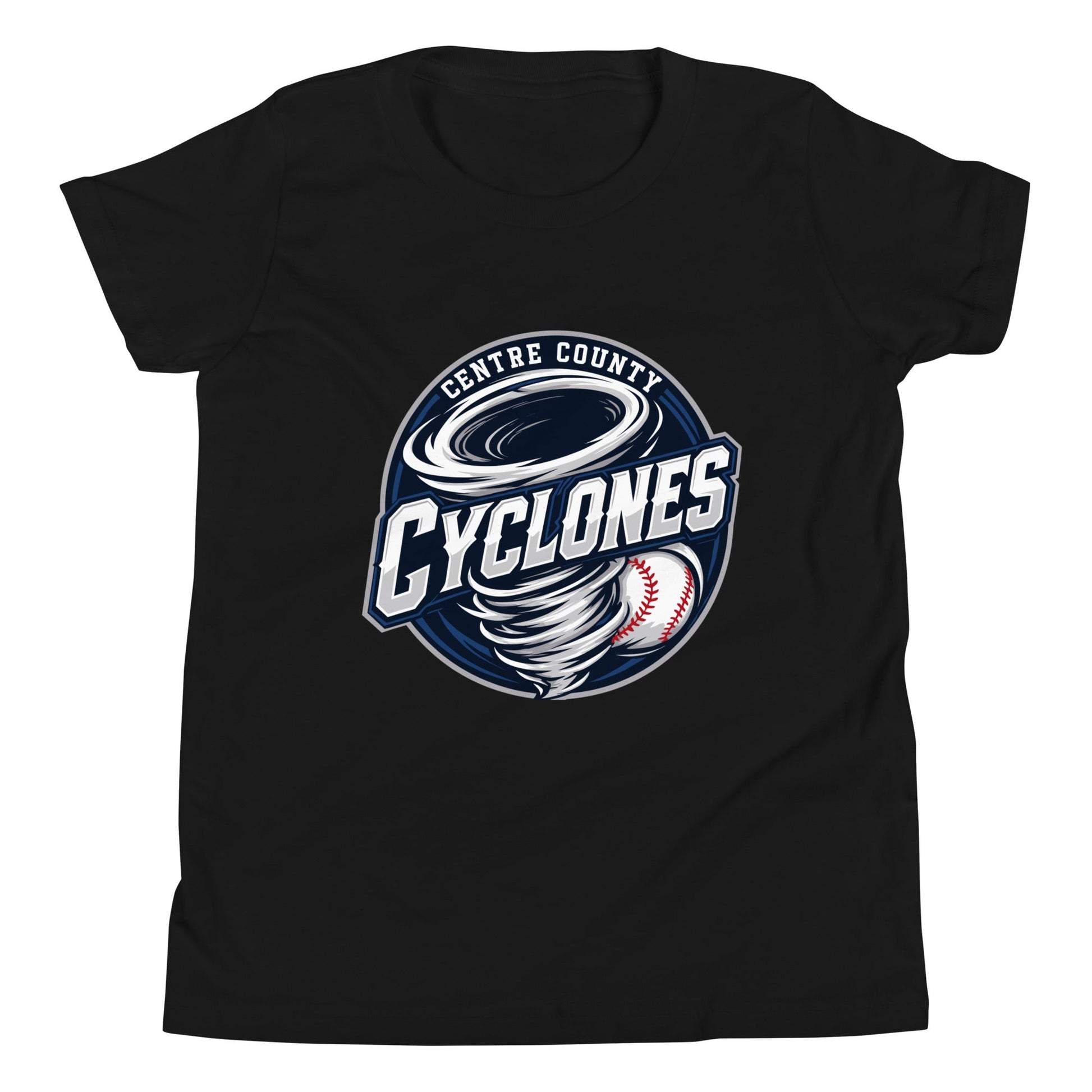 Performance | Youth T-Shirt | Centre County Cyclones | Badge Logo