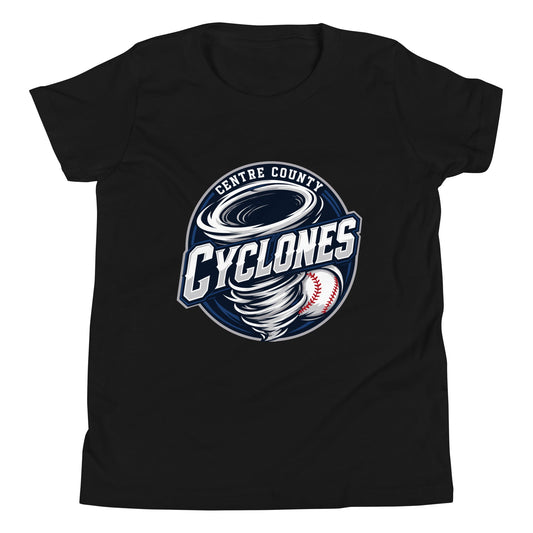 Performance | Youth T-Shirt | Centre County Cyclones | Badge Logo