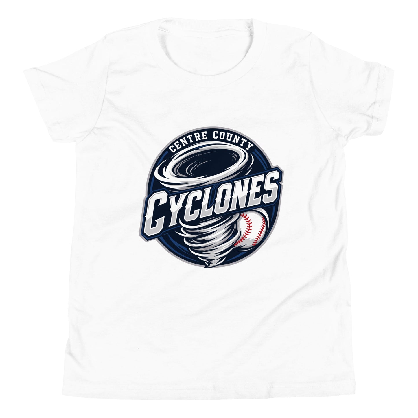 Performance | Youth T-Shirt | Centre County Cyclones | Badge Logo