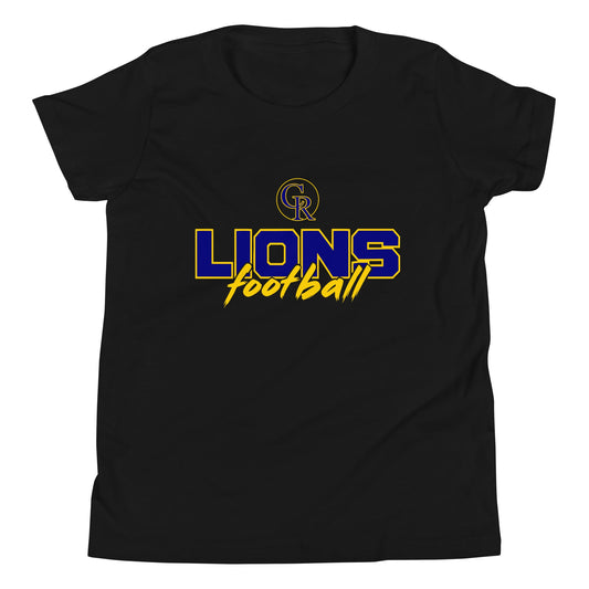 Performance | Youth T-Shirt | Chestnut Ridge Lions Football | Vanguard Logo