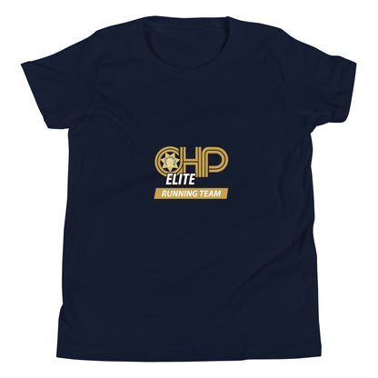 Performance | Youth T-Shirt | CHP Elite Running Team | Runner Crest Logo