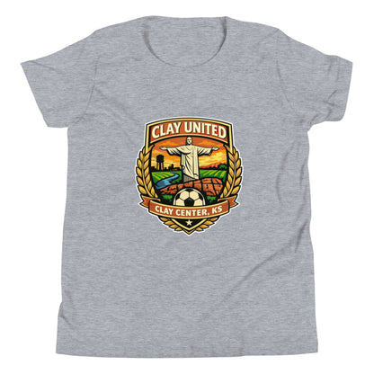 Performance | Youth T-Shirt | Clay United | Crest Logo