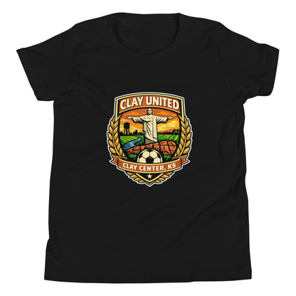 Performance | Youth T-Shirt | Clay United | Crest Logo