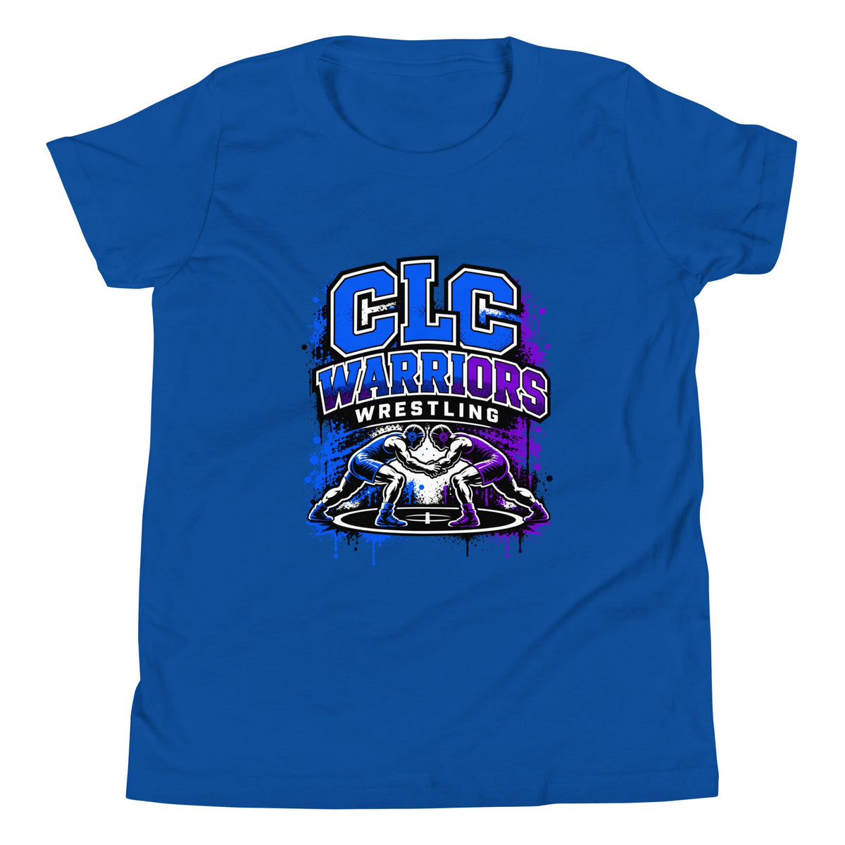 Performance | Youth T-Shirt | Clear Lake - Clayton Wrestling | Emblem Logo