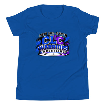 Performance | Youth T-Shirt | Clear Lake - Clayton Wrestling | Vanguard Logo