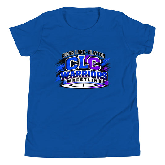 Performance | Youth T-Shirt | Clear Lake - Clayton Wrestling | Vanguard Logo
