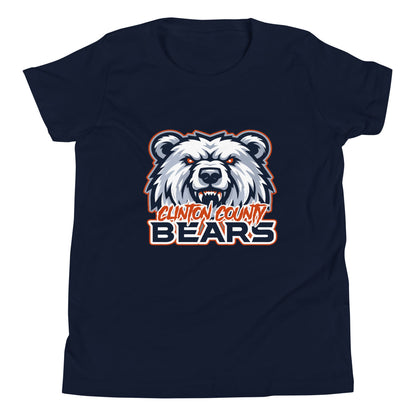 Performance | Youth T-Shirt | CLINTON COUNTY BEARS | Bears Mascot Logo