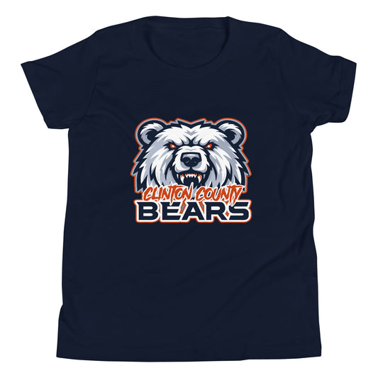 Performance | Youth T-Shirt | CLINTON COUNTY BEARS | Bears Mascot Logo