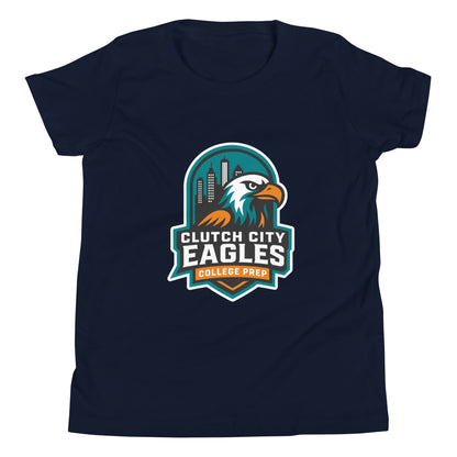 Performance | Youth T-Shirt | Clutch City College Prep | Shield Logo