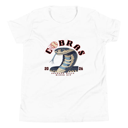 Performance | Youth T-Shirt | Cobras '26 | Minor Div Logo