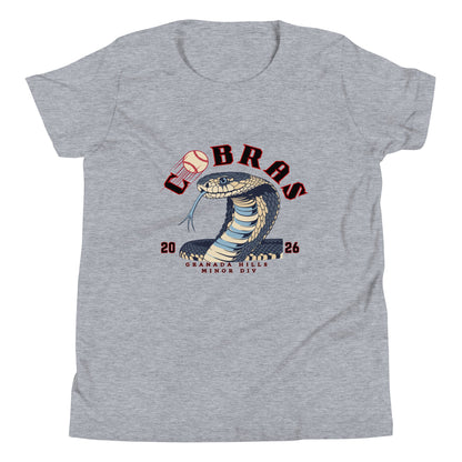 Performance | Youth T-Shirt | Cobras '26 | Minor Div Logo
