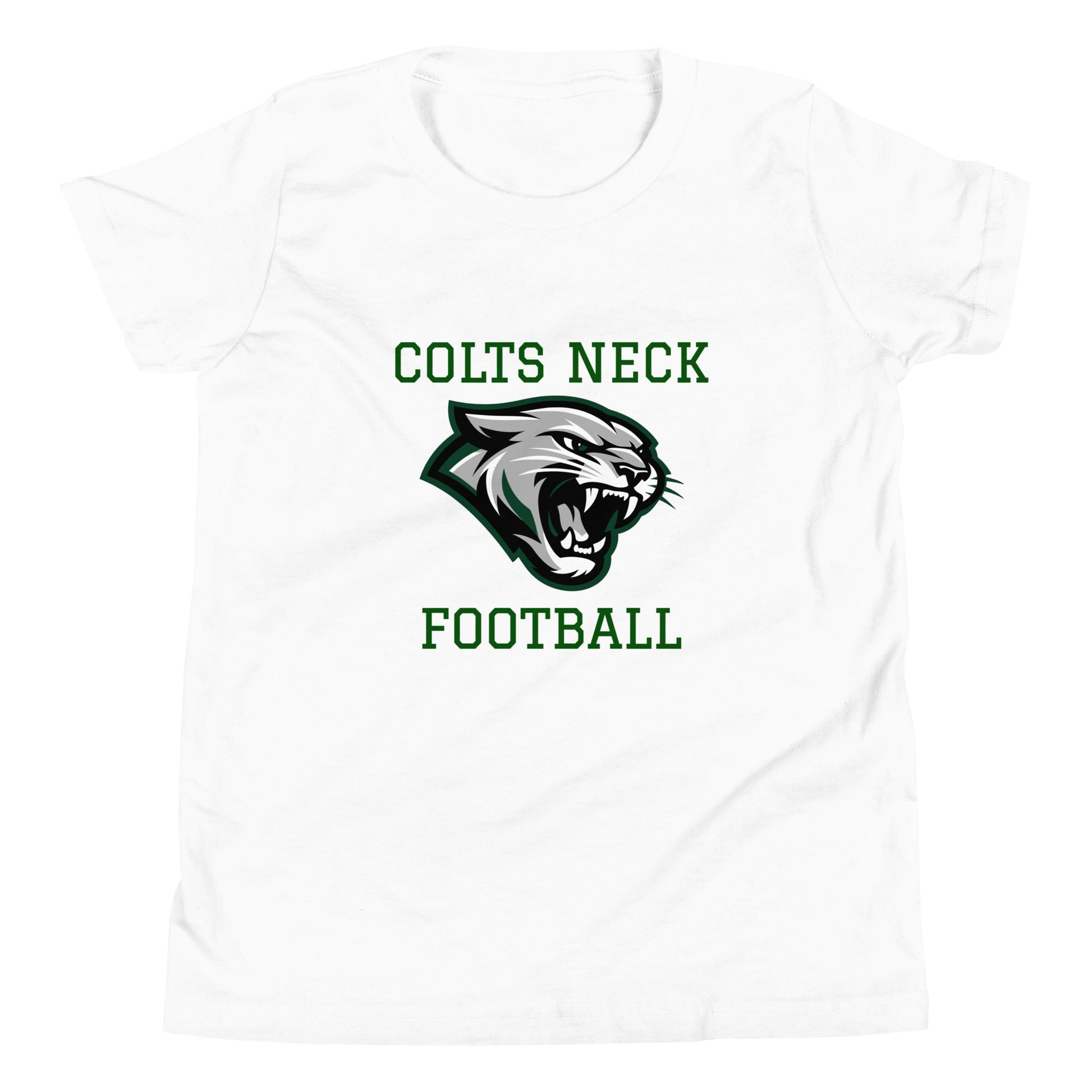 Performance | Youth T-Shirt | Colts Neck Cougars | Youth Tackle Football (AYF) | Green Predator Logo