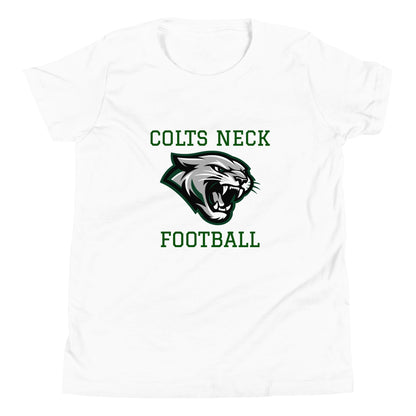 Performance | Youth T-Shirt | Colts Neck Cougars | Youth Tackle Football (AYF) | Green Predator Logo