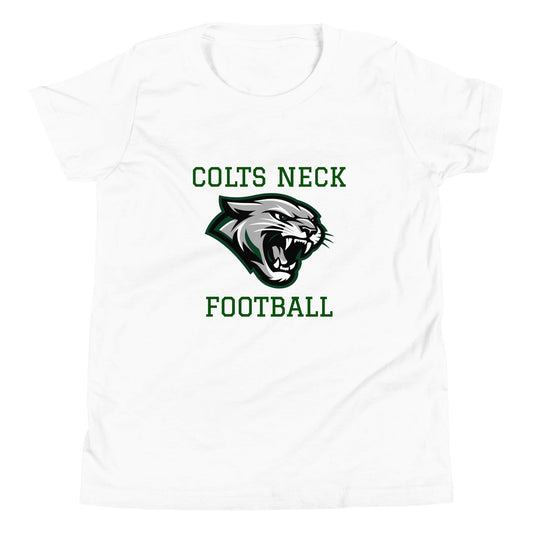 Performance | Youth T-Shirt | Colts Neck Cougars | Youth Tackle Football (AYF) | Green Predator Logo