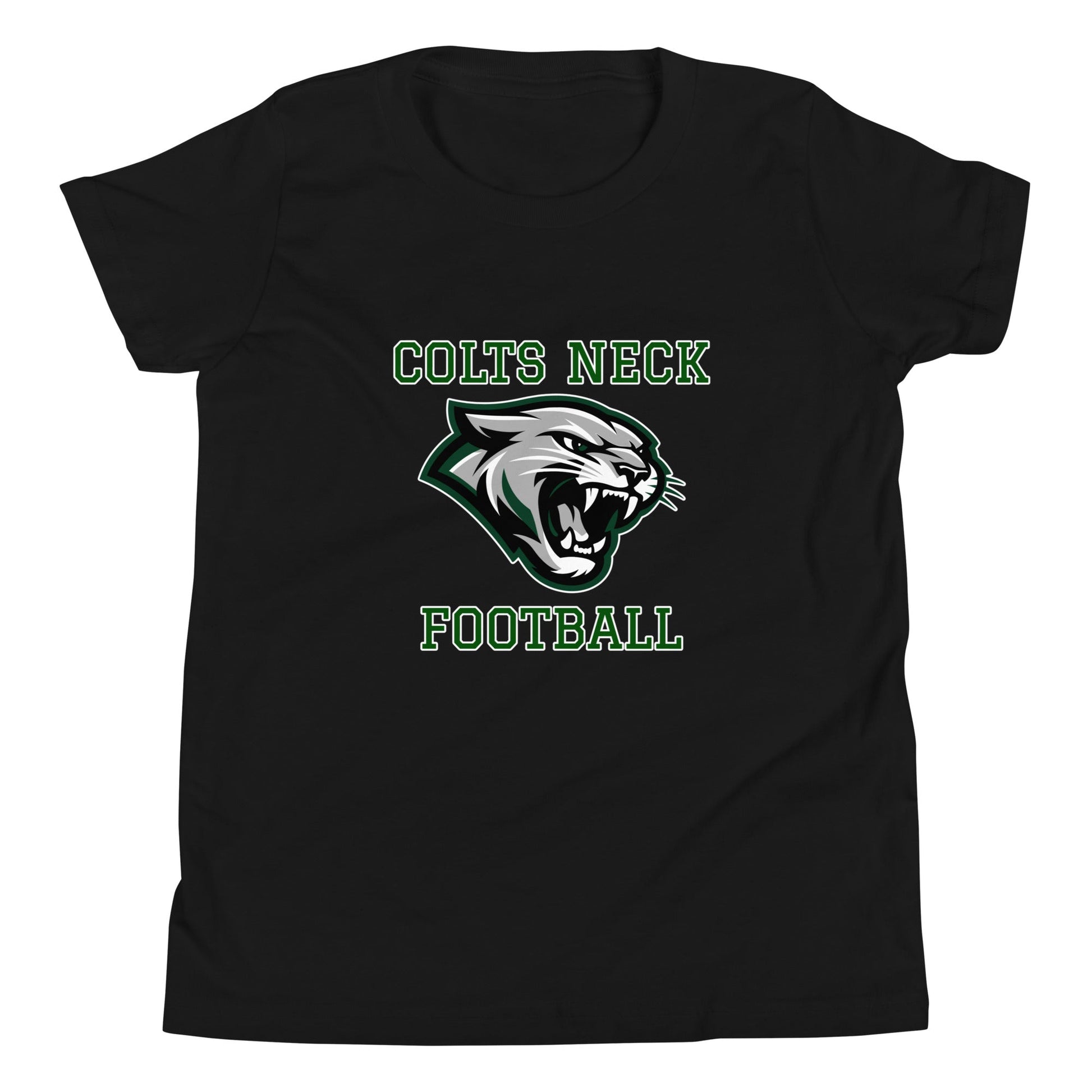 Performance | Youth T-Shirt | Colts Neck Cougars | Youth Tackle Football (AYF) | Green Predator Logo