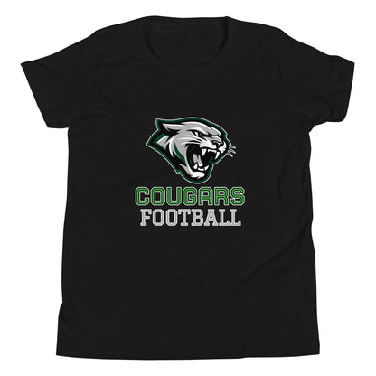 Performance | Youth T-Shirt | Colts Neck Cougars | Youth Tackle Football (AYF) | Strike Mascot Logo