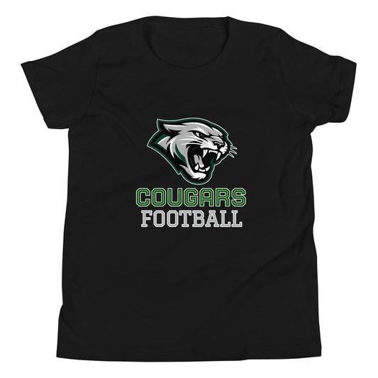 Performance | Youth T-Shirt | Colts Neck Cougars | Youth Tackle Football (AYF) | Strike Mascot Logo