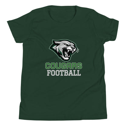Performance | Youth T-Shirt | Colts Neck Cougars | Youth Tackle Football (AYF) | Strike Mascot Logo