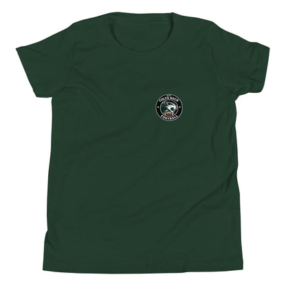 Performance | Youth T-Shirt | Colts Neck Cougars | Youth Tackle Football (AYF) | Varsity Badge Logo