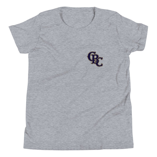 Performance | Youth T-Shirt | Cougar Baseball Club | CBC Navy Logo