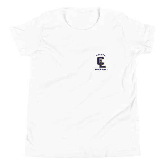 Performance | Youth T-Shirt | Crean Lutheran Softball | Navy CL Softball Logo
