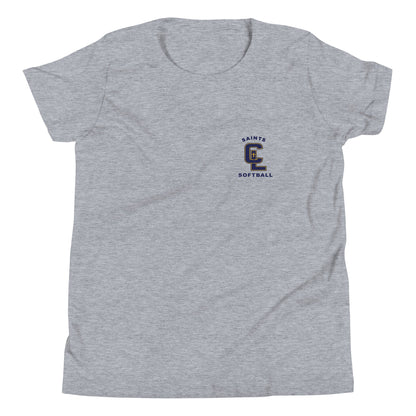 Performance | Youth T-Shirt | Crean Lutheran Softball | Navy CL Softball Logo