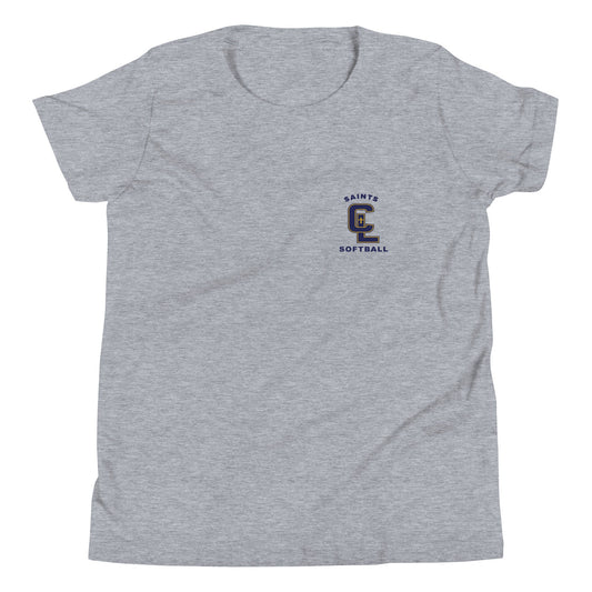 Performance | Youth T-Shirt | Crean Lutheran Softball | Navy CL Softball Logo
