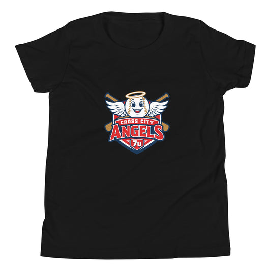 Performance | Youth T-Shirt | Cross City Angels | Shield Logo