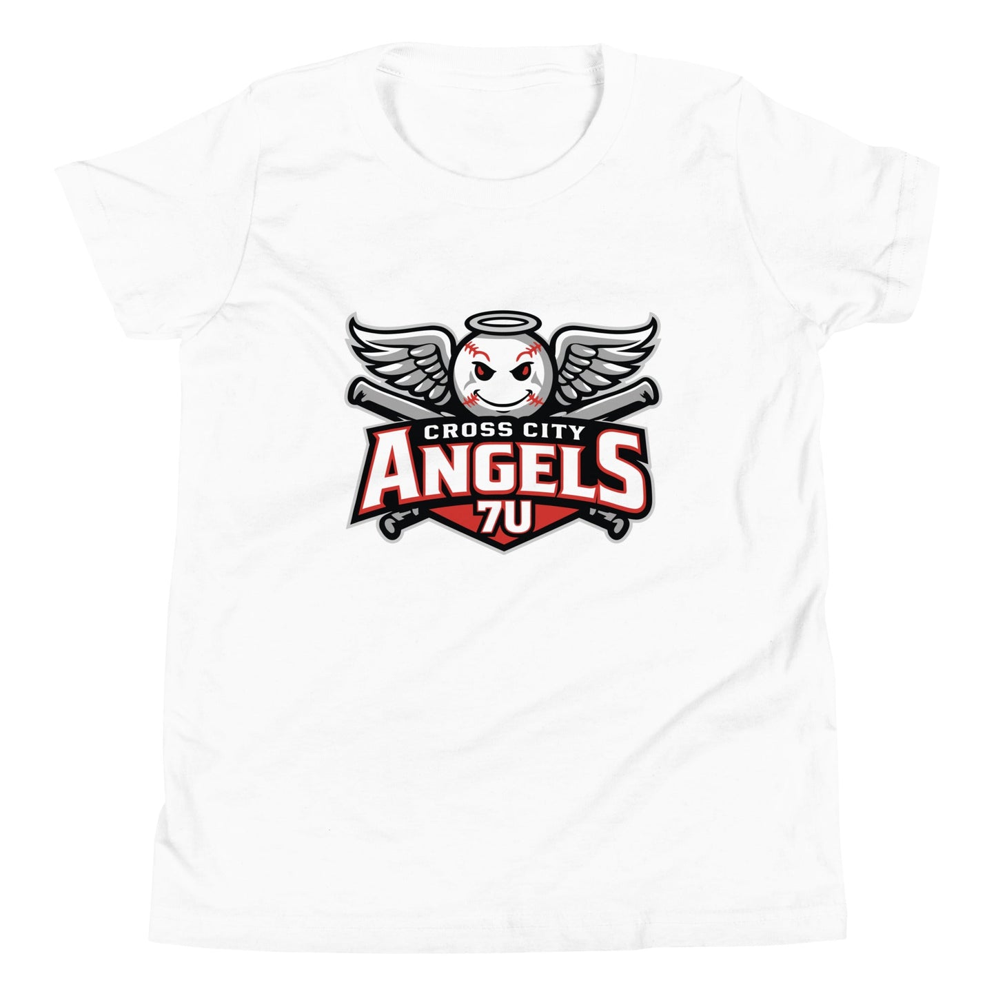 Performance | Youth T-Shirt | Cross City Angels | Winged Guardian Logo