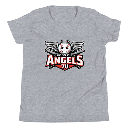 Performance | Youth T-Shirt | Cross City Angels | Winged Guardian Logo