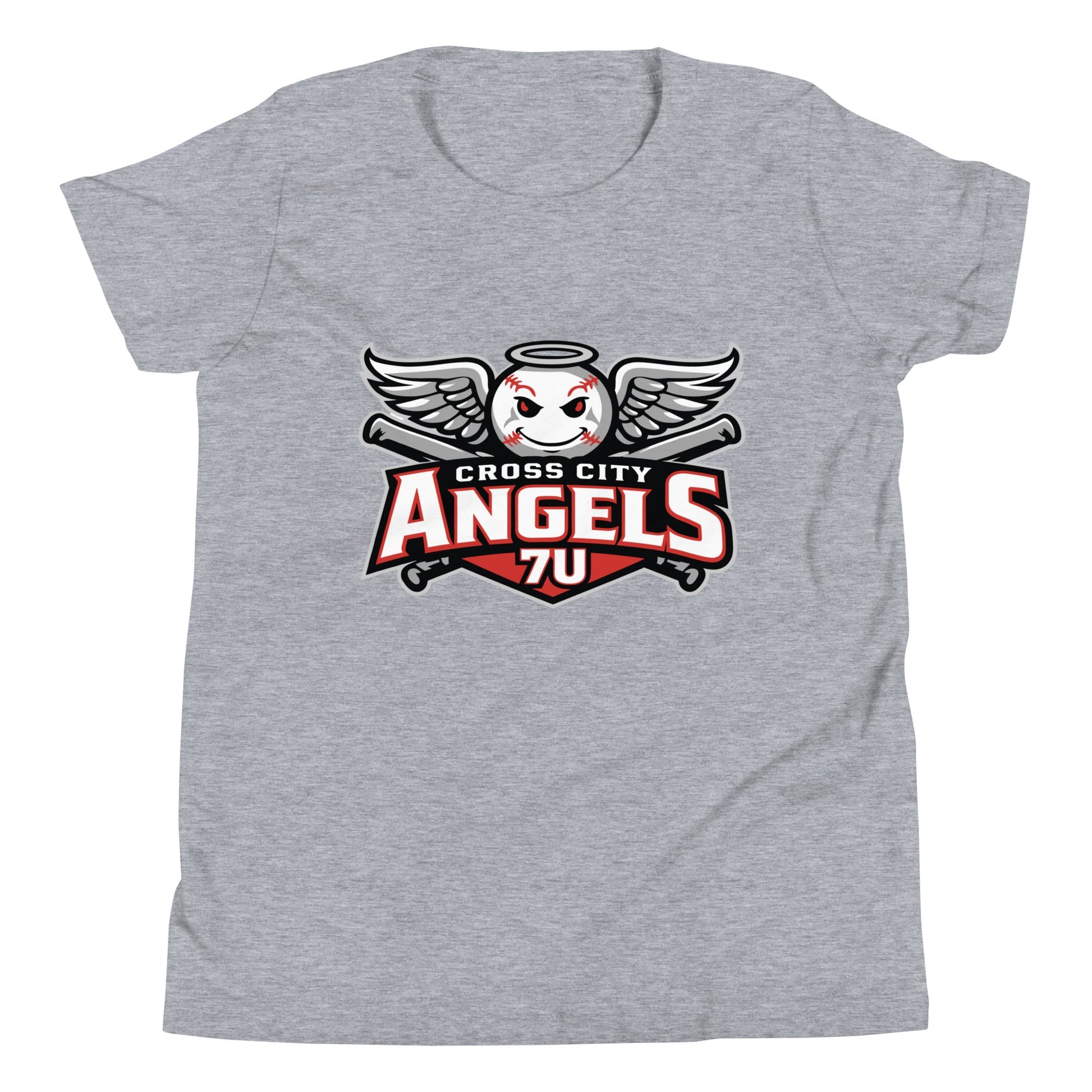 Performance | Youth T-Shirt | Cross City Angels | Winged Guardian Logo