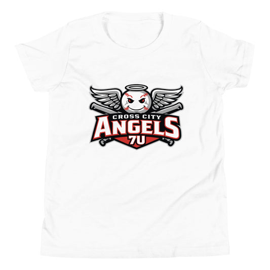 Performance | Youth T-Shirt | Cross City Angels | Winged Guardian Logo