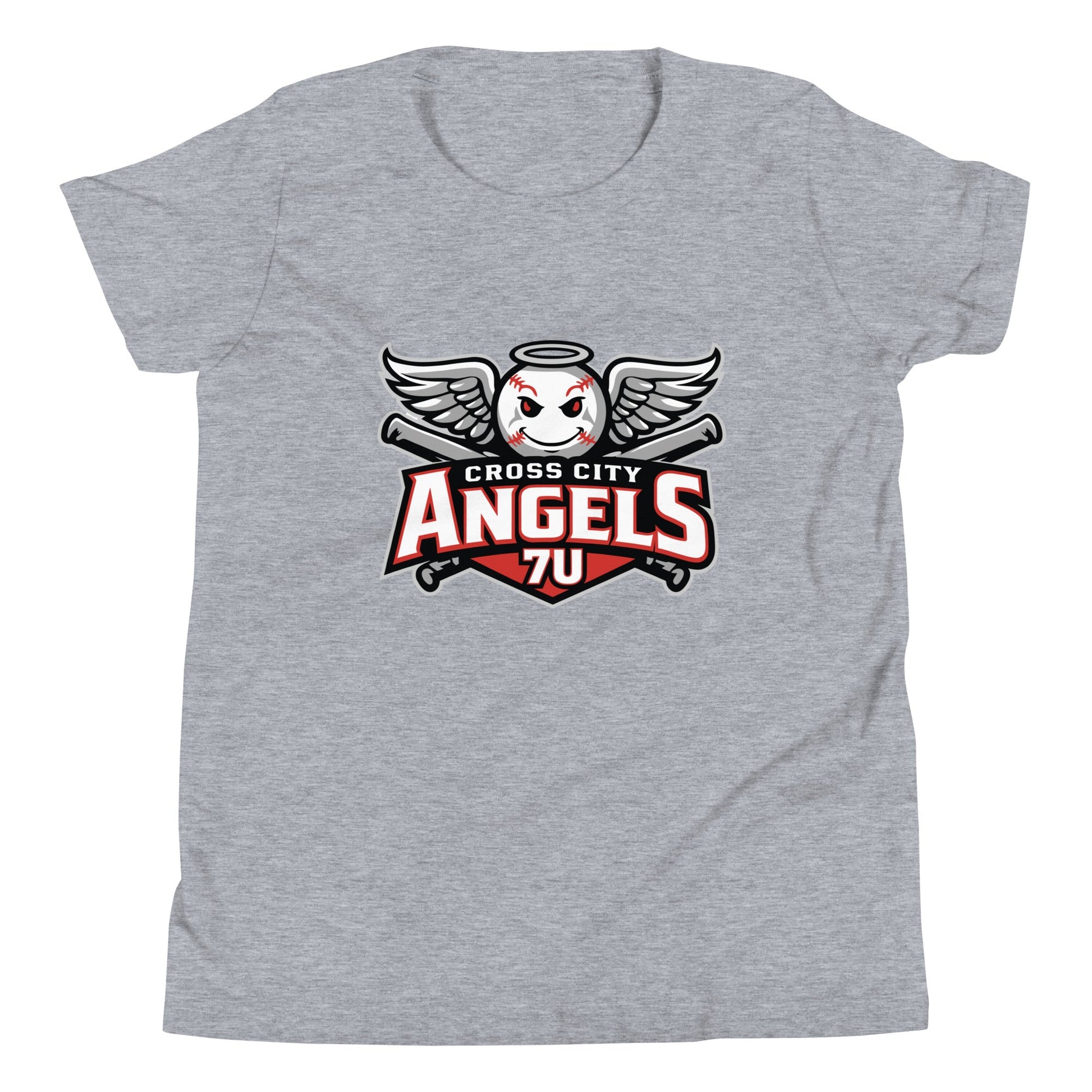 Performance | Youth T-Shirt | Cross City Angels | Winged Guardian Logo