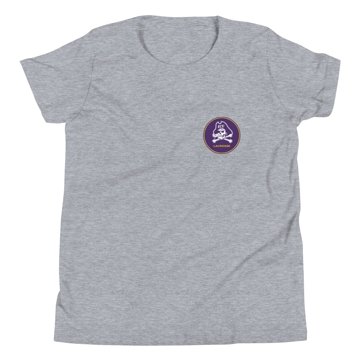 Performance | Youth T-Shirt | ECU Club Womens Lacrosse | Badge Logo