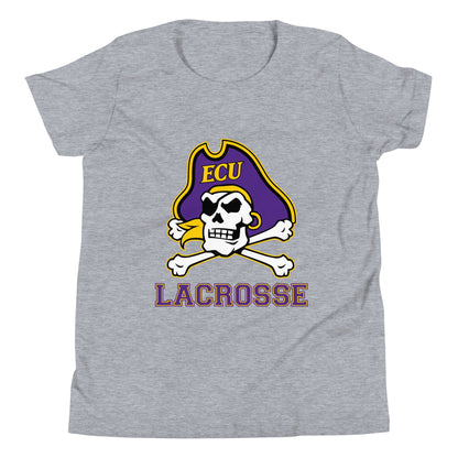 Performance | Youth T-Shirt | ECU Club Womens Lacrosse | Ironclad Corsairs Logo