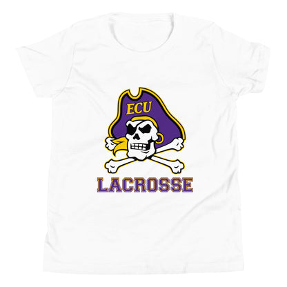 Performance | Youth T-Shirt | ECU Club Womens Lacrosse | Ironclad Corsairs Logo