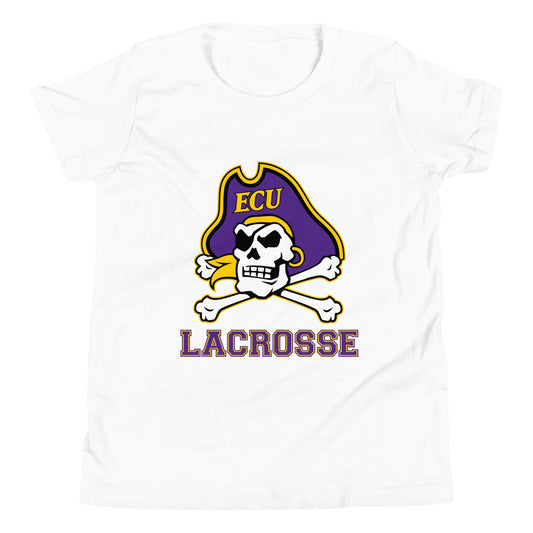 Performance | Youth T-Shirt | ECU Club Womens Lacrosse | Ironclad Corsairs Logo