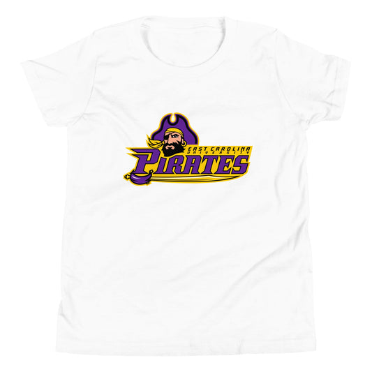 Performance | Youth T-Shirt | ECU Club Womens Lacrosse | Pirate Emblem Logo