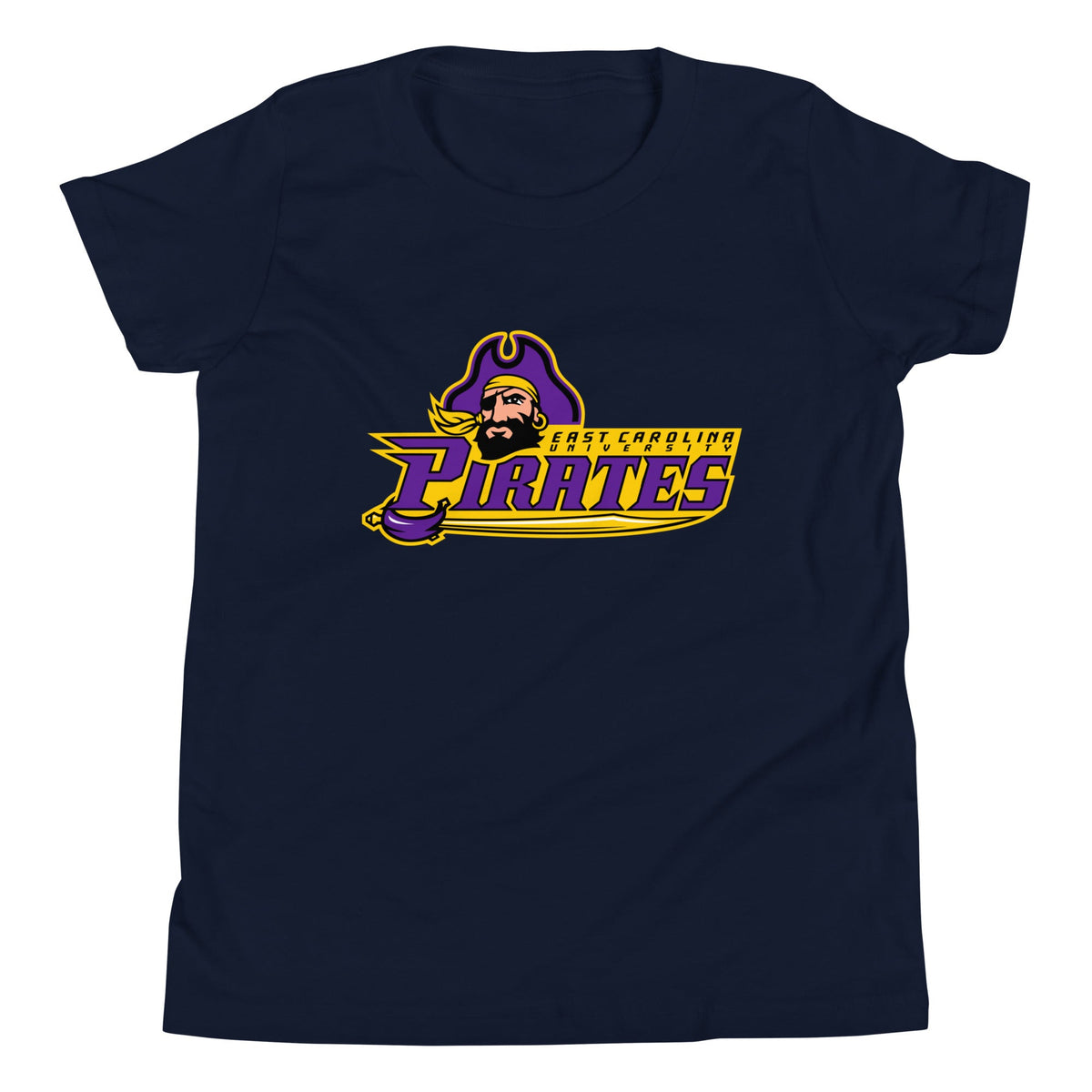 Performance | Youth T-Shirt | ECU Club Womens Lacrosse | Pirate Emblem Logo