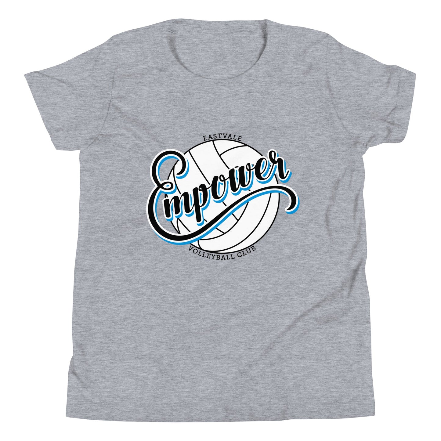 Performance | Youth T-Shirt | Empower Volleyball Club | Emblem Logo