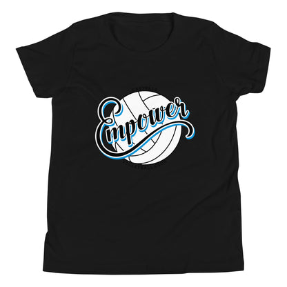 Performance | Youth T-Shirt | Empower Volleyball Club | Emblem Logo